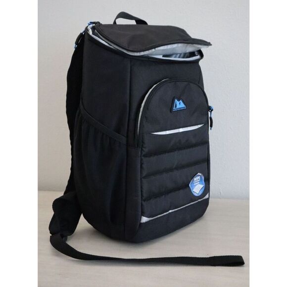 Arctic Zone 24 Can Black Backpack Cooler- Microban Lining & SuperFoam Insulation - Picture 5 of 11